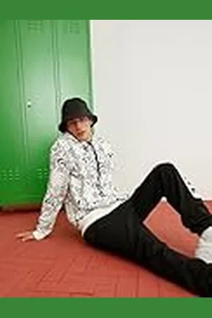 Koton Sweatshirt med huva för män Shawl mönstrad, , L