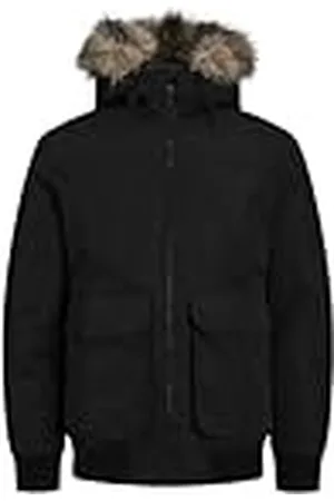 JACK & JONES Jjconstruct Faux Fur Bomber Män, , XXL