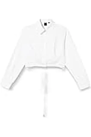 Pinko Varm poplin tröja för kvinnor, Z04_White Brill, UK XL, , 46 SE
