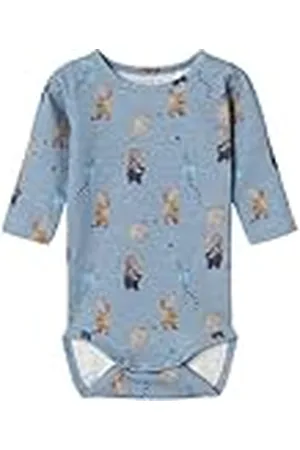 NAME IT Nbmnixon LS unisex långärmad bodysuit - barn och pojkar, , 50