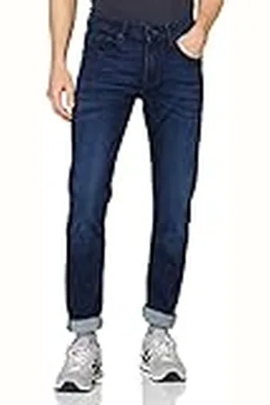 7 for all Mankind Mäns slimmy avsmalnande passform byxor jeans, , 40W X 32L