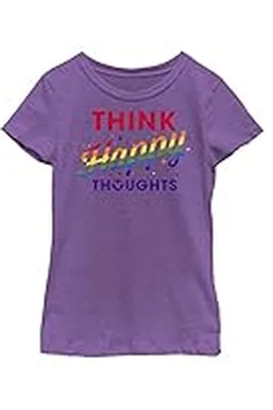 Disney Karaktärer glada tankar flicka ljung besättning t-shirt, , XS