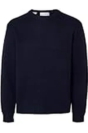 SELECTED Herr Slhcody Ls Knit Relaxed Crew Neck Noos stickad tröja, , XXL