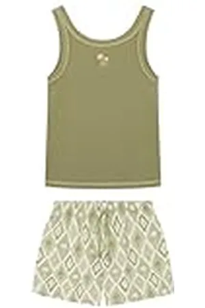 Women secret Pyjamas Kort Weekly Sommar Spel Kvinna, Kaki Ljus, L