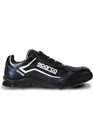 Sparco Teamwork Scarpa Antinfortunistica Da Lavoro-Bassa per UOMO E Donna-Nitro-S3 SRC, Brand- och säkerhetsstövlar Unisex Vuxen, Nero/Nero, 43 EU, , 42/50 EU
