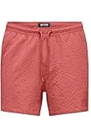 Only & Sons ONSTED Life SOLID Seersucker Swim NOOS, , XL