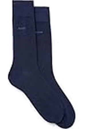 HUGO BOSS Män 2P RS Tom MC tvåpack medelhöga strumpor av stretch bomull, Open Blue468, 39-42 EU