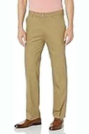 Dockers Signature Stain Defender Straight Herrbyxor, Nya Brittiska Khaki, 32 W/30 L, , 32W / 30L