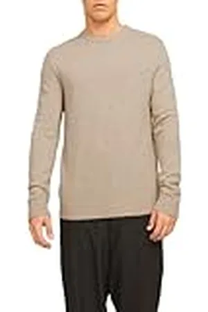 JACK & JONES JACK&JONES Jprcclambsull stickad crew neck Sn, , XL