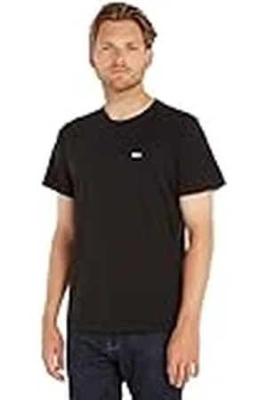 Tommy Hilfiger Herr TJM Klassisk Jersey C Neck S/S stickade toppar, , XXS