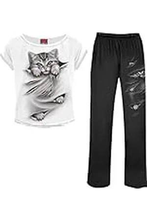 Spiral Kvinnor - Ljusa ögon - 4 st gotisk pyjamas set, , L