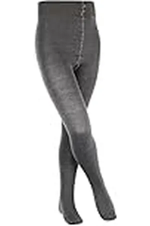 Falke Comfort Wool strumpbyxor blandade barn merinoull bomull vit svart plus ogenomskinliga färger varma tjocka medelhög midja för vintern 1 par, , 80-92