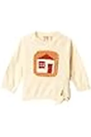 Koton Babyflicka främre slips detalj sweatshirt stickad applikation detalj borstad interiör, , 2-3 år