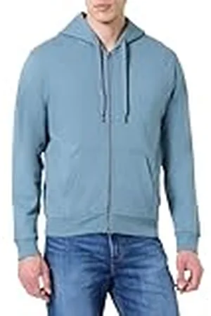 Replay Basics sweatjacka för män med dragkedja och huva, , XS