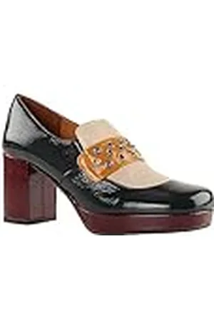 Chie Mihara Dam, ONGA35 moccasin, mörkblå, gul, vit, röd, 35 EU, , 35 EU