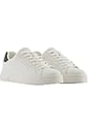 Armani Exchange Mäns London sneakers, av vitt/svart, 43,5 EU, , 43.5 EU
