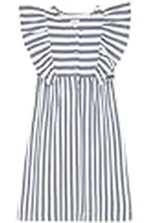 Gocco Vestido Jersey DE Rayas GRIS Y Blancas klänning, , normal