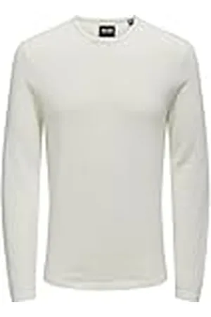 Only & Sons Herrtröja ONSPANTER S M L XL XXL svart grå blå bomull, , L