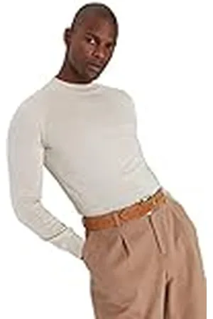 Trendyol Herr High Neck Plain Slim Sweater Sweatshirt, , L, , L