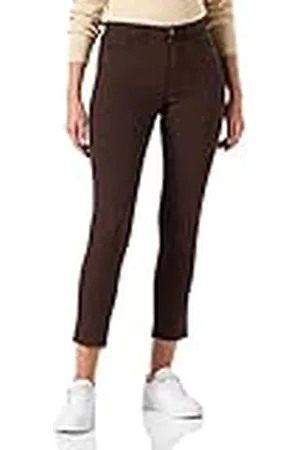 Kaffe Byxor för dam Slim Leg Cropped 7/8, , 34