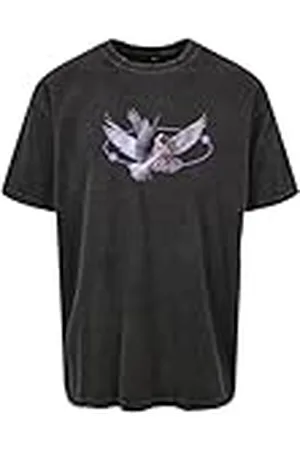 Mister Tee T-shirt för män, Vive la Liberte, oversize, t-shirt, svart, acid, tvättad, 5XL, , 5XL