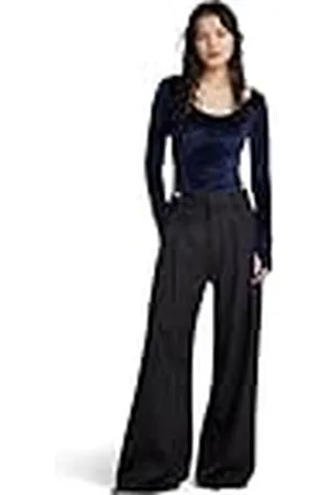 G-Star RAW Damer Deep Scoop Slim Body Långärmad Toppar, , XXL