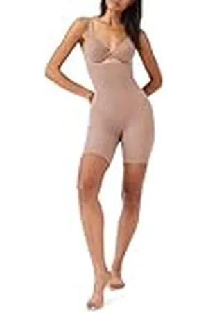 Spanx Shapewear för kvinnor, Power Shorts med magkontroll och hög midja (Normal och Plus Size), , XL