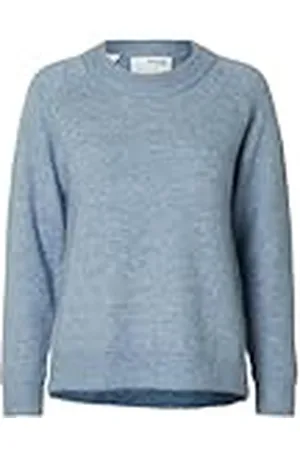 SELECTED SLFLULU LS Knit O-Neck B NOOS, , XS