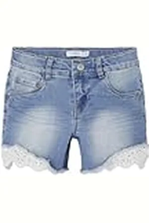 NAME IT Jeansshorts för flickor, , 110 cm