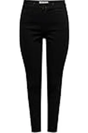 JACQUELINE DE YONG Dam skinny jeans JDYMOON hög midja skinny fit jeans, , L / 34L