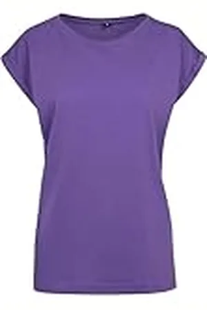 Build Your Brand Ladies Extended Shoulder Tee T-shirt Dam, , L