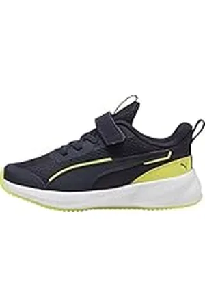 PUMA Flyer 3 AC+ PS sneakers, New Navy-Lemon Sherbert White, 10 UK barn, Ny marinblå Lemon Sherbert vit, 28 EU