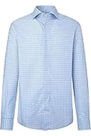 Hackett Twill Graph Check skjorta för män, , 14.5