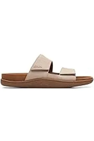 Clarks Pilton rem glidsandal, sandmocka, 5,5 UK