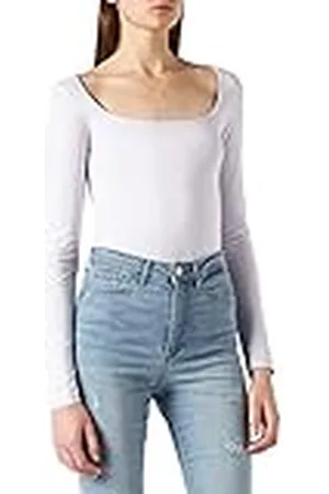 Urban classics Dam dam ekologisk långärmad body t-shirt, , 3XL