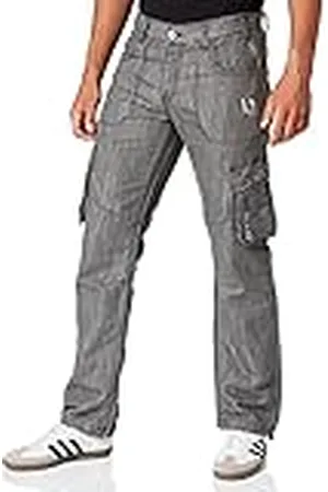 Enzo Jeans med lös passform för män, , 32W x 30L