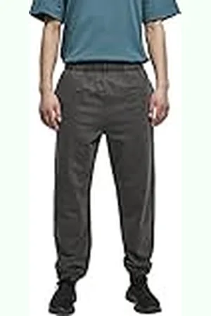 Urban classics Herr loungewear joggingbyxor, sweatpants i overdyed used look, elastisk linning, storlek S till 5XL, , XL