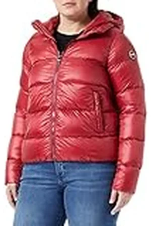 Colmar Kvinnor Veste Vers le Bas kappklänning, röd velvet-dark stee, 40