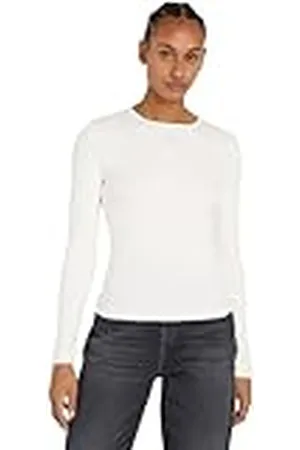 Tommy Hilfiger Tommy Hilfiger Dam Tjw Slim Essential Rib Ls L/S T-shirt, , XXS