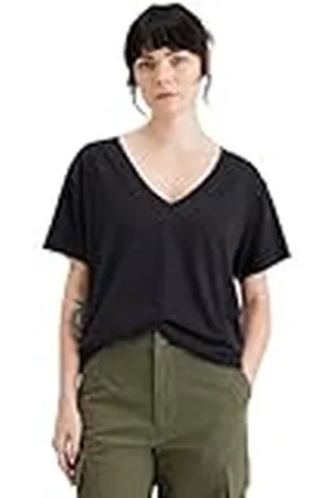Dockers Djup V-hals te tees kvinnor S, , S