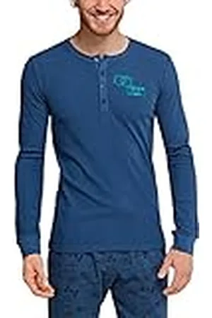 Schiesser Uncover by Herr Uncover Henley L/Sleeves pyjamas överdel