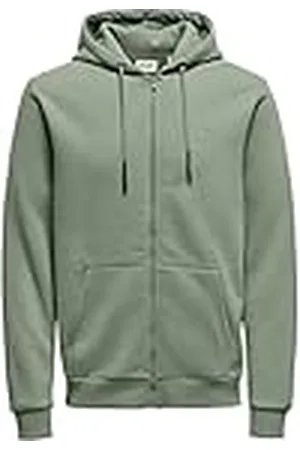 Only & Sons Endast & SONS Onsceres Zip THR. Hoodie Sweat Noos, , S