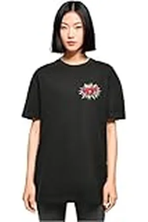 Merchcode Dam-t-shirt dam wow comic pojkvän te, överdimensionerad passform, bomull 100 percent, 3XL, , 3XL