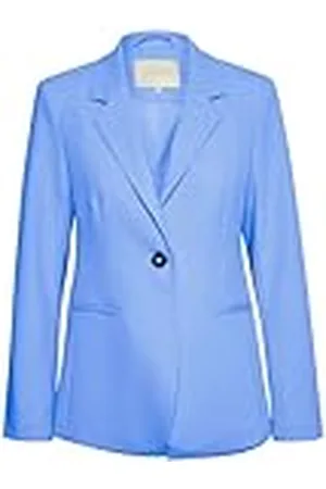 Kaffe Blazer Single Breasted Notch Lapel Regular Fit Jetted Pockets, , 44