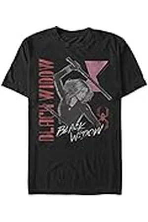 Marvel Unisex Widow Widow retro organic kortärmad T-shirt, , XL