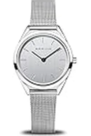 Bering Unisex Analogt Quarz Ultra Slim Collection armbandsur med Rostfritt stål Armband och Safirglas 17031-000