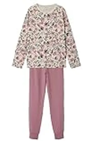 NAME IT Nkfnightset Nostalgia Flower Noos Fotboll Barn, , 134-140