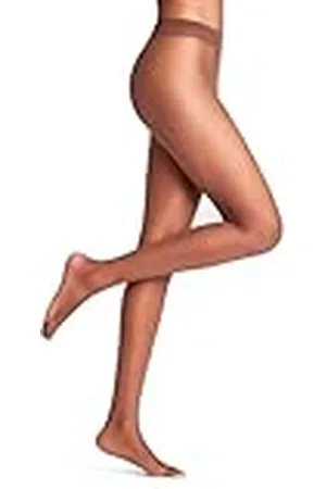 Falke Dam Shelina 12 DEN strumpbyxor ultra transparent skimrande rivbeständig tryckfri komfortlinning fina strumpbyxor med fin söm på fotspetsen fint mjukt material 1 styck, , M