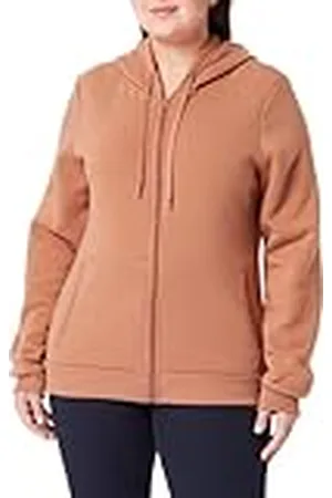 SANIKA Snygg huvtröja för kvinnor med dragkedja, polyester, , storlek XXL, , XXL