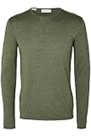 SELECTED SELETED HOMME SLHROME LS stickad crew neck NOOS, , XXL